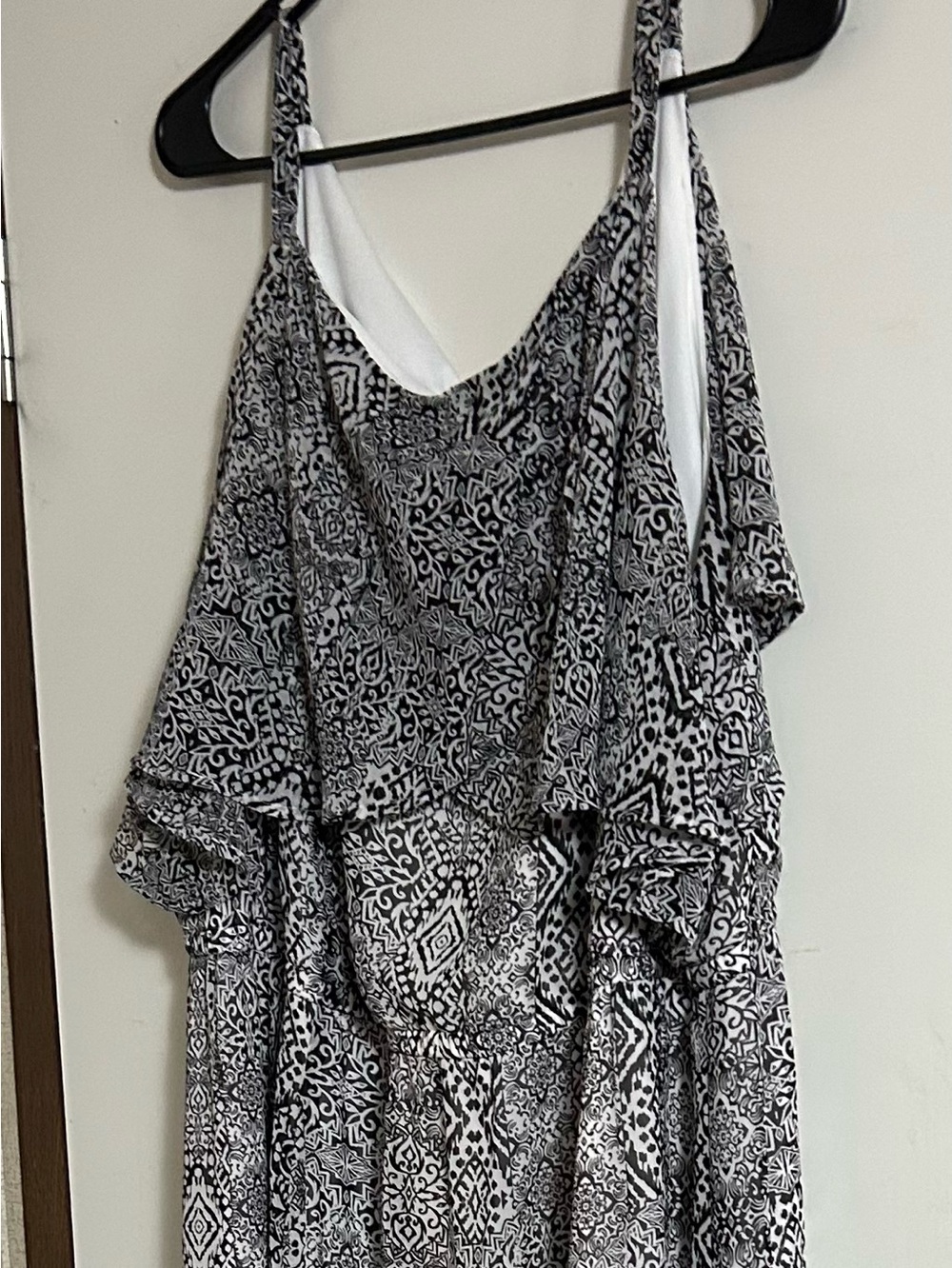 torrid Black and White Printed Maxi Dress